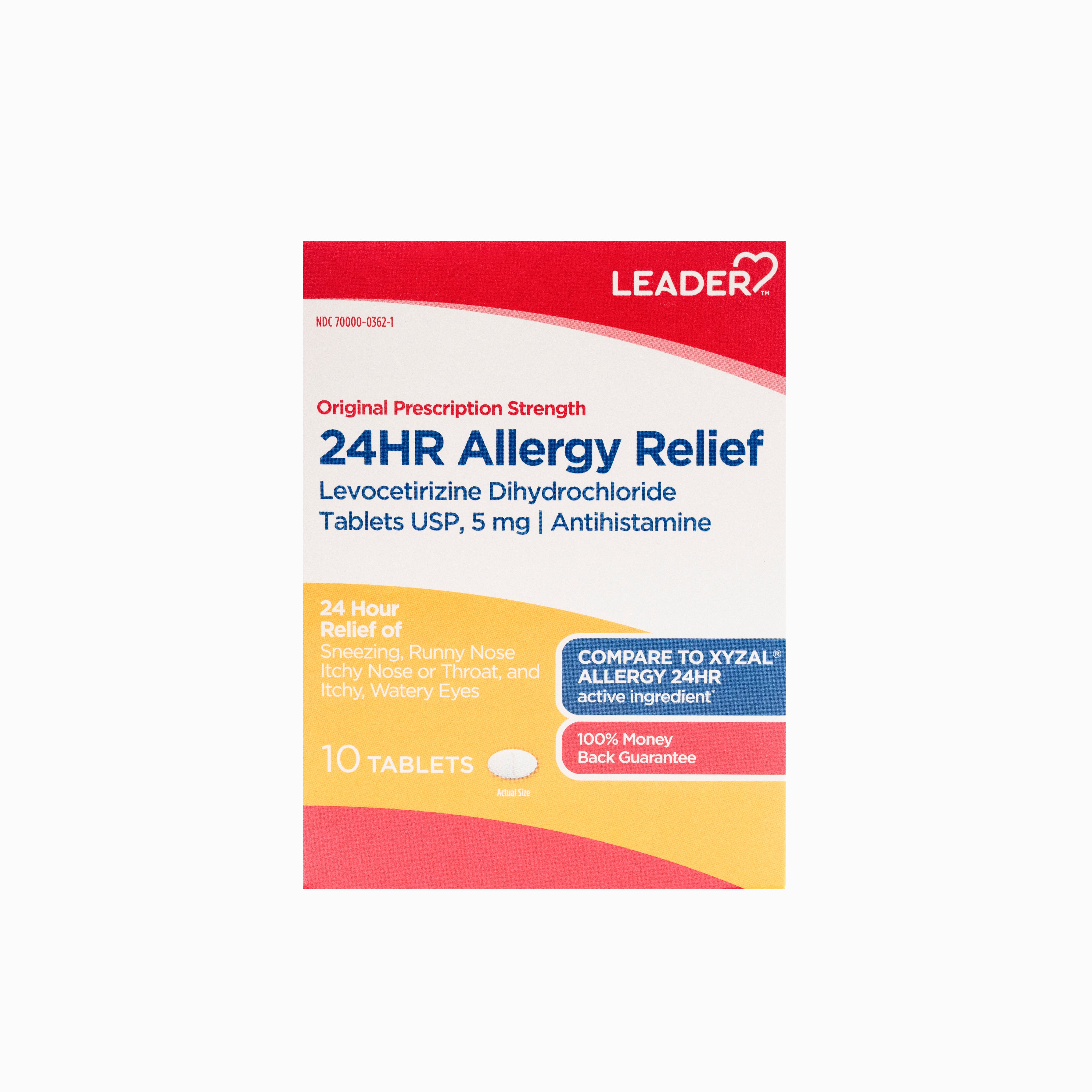 Levocetirizine 24 Hour Tabs 5 mg